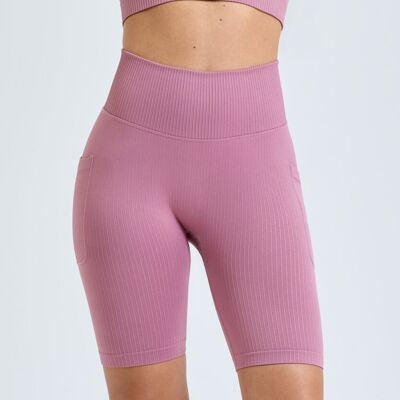 Women’s TriDri® ribbed seamless '3D Fit' cycle shorts Thumbnail