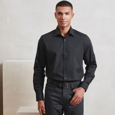 Long sleeve ‘Recyclight’ poplin shirt Thumbnail