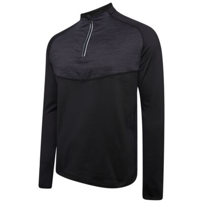 JUNIOR 1/4 ZIP DUAL PERFORMANCE TOP BLACK Thumbnail