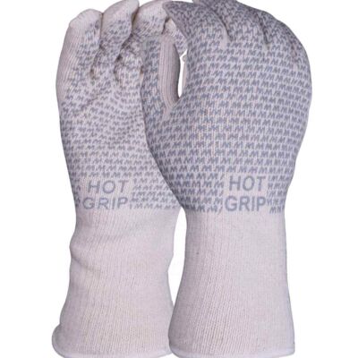 HOTGRIP HEAT RESISTANT COTTON WITH GRIP PATTERN (PACK OF 10) Thumbnail