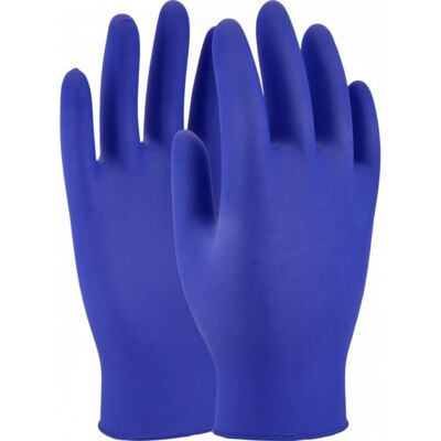 DG Colbat Blue Nitrile Gloves Powderfree (box of 100) Thumbnail