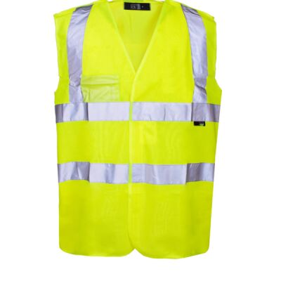 Hi Vis Yellow Pull Apart Vest Thumbnail