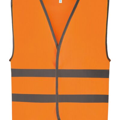 Hi-vis reflective border kids waistcoat (HVW102CH) Thumbnail
