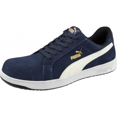 PUMA SAFETY ICONIC SUEDE NAVY LOW S1PL ESD Thumbnail