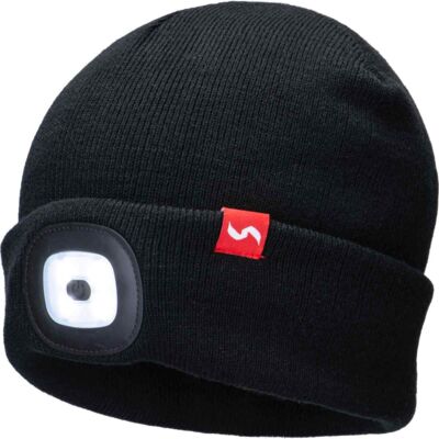100% Acrylic Thermal Beanie with built-in LED light Thumbnail