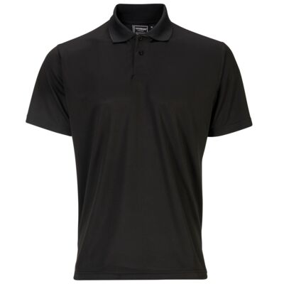 SBW-30271-7 Black Bird Eye Polo Shirt Thumbnail