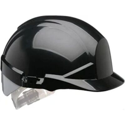 Centurion Reflex Slip Ratchet Helmet Black/Silver Rear Flash Thumbnail