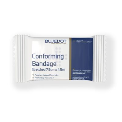 Blue Dot 7.5cm x 4.5m Conforming Bandage (Pack of 20 Bandages) Thumbnail