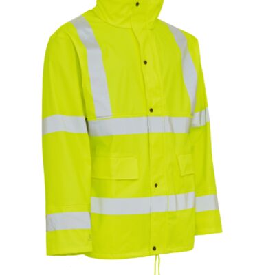 026300R - Dry Zone Visible PU Rain Jacket Hi Vis Thumbnail