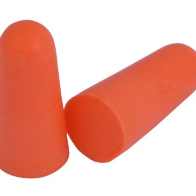  EA/UC/PLUGS-EP301 - Orange Soft Foam PU Earplugs (Box of 200) Thumbnail