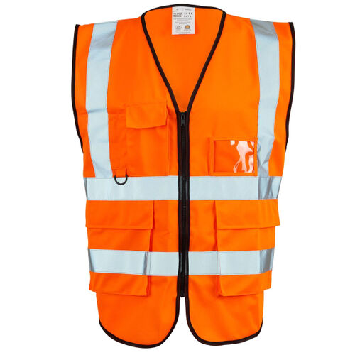 SHV-25381-7 Hi Vis Orange Executive Vest Thumbnail