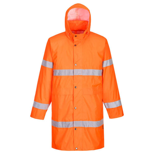 H442 - Hi-Vis Rain Coat 100cm Thumbnail